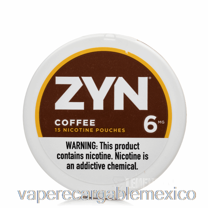 Vape Recargable Zyn Bolsas De Nicotina - Café 6 Mg